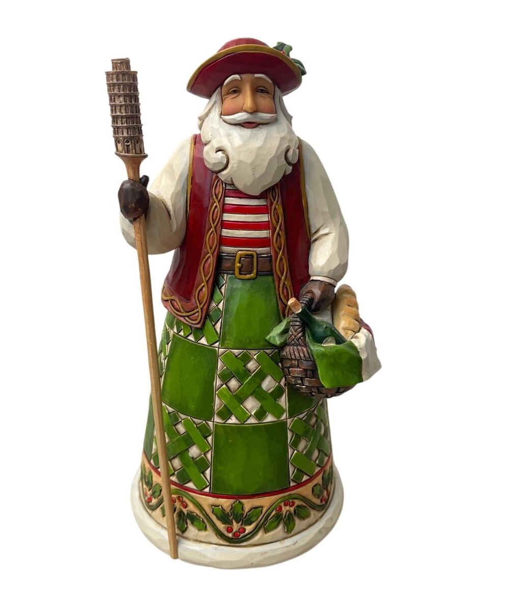 Santa Jim Shore Heartwood Creek Greetings for Babbo Natale 2011 Italian 4022915